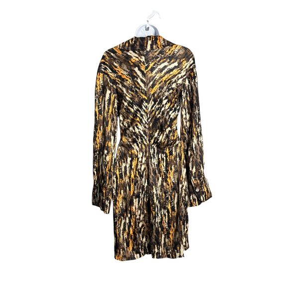 Nanushka Zada Abstract Print Mini Shirtdress Size Medium - Picture 7 of 7